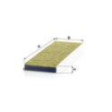 Filter, cabin air MANN-FILTER FP 4662