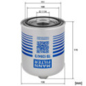 Патрон осушителя воздуха, пневматическая система MANN-FILTER TB 1394/3 x