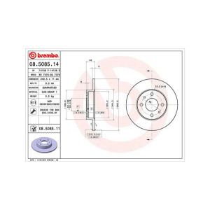 Тормозной диск MAGNETI MARELLI 360406021600