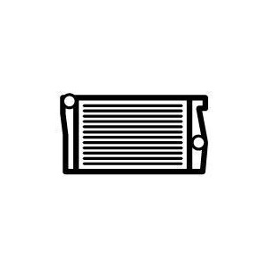 Radiator, engine cooling NRF 58781