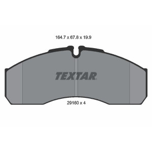 Jarrupala, levyjarru TEXTAR 2916002