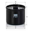 Polttoainesuodatin MANN-FILTER P 917 x