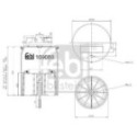 Metallipalje, ilmajousitus FEBI BILSTEIN 109088