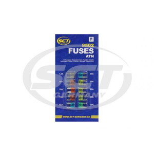 SCT 9502 ATN autosulakesarja 10 kpl, 7,5/10/15/20/30A, blister