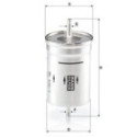Polttoainesuodatin MANN-FILTER WK 830/7