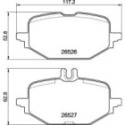 Комплект тормозных колодок, дисковый тормоз BREMBO P 50 172