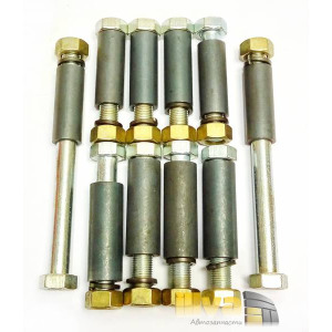 VAZ 2101&ndash;2107 Suspension Rod Repair Kit, Metal Bushings, Bolts and Nuts