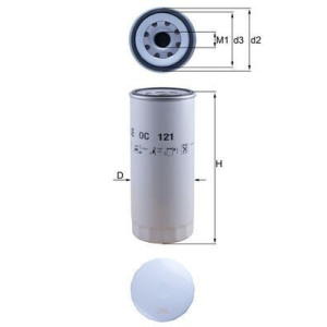&Otilde;lifilter KNECHT OC 121