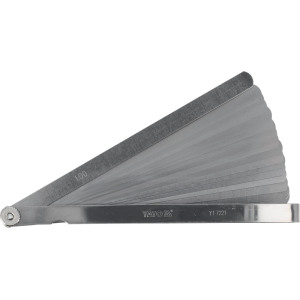 YATO YT-7221 Feeler Gauge Set 0.02&ndash;1.00 mm, 17 Blades, 200 mm