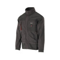 YATO YT-80145 Työtakki, koko 2XL, musta-punainen