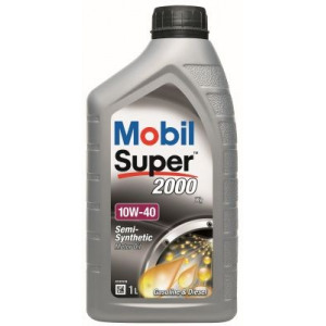 Полусинтетическое масло MOBIL 10W40 SUPER 2000 1L