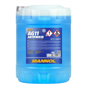 Охлаждающая жидкость MANNOL AG11 Antifreeze -40°C 20L, тосол синий