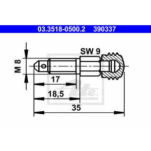 Breather Screw / Valve ATE 03.3518-0500.2