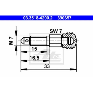 Breather Screw / Valve ATE 03.3518-4200.2