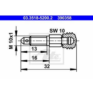 Breather Screw / Valve ATE 03.3518-5200.2