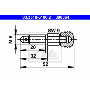 Breather Screw / Valve ATE 03.3518-6100.2