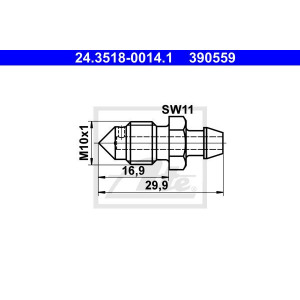 Breather Screw / Valve ATE 24.3518-0014.1
