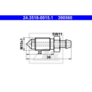 Breather Screw / Valve ATE 24.3518-0015.1