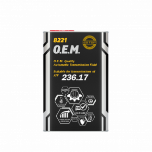 8221 Matalaviskositeettinen synteettinen vaihteistoesteriä sisältävä öljy ATF O.E.M. 236.17 for Mercedes Benz (metal) 1L