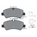 Brake Pad Set, disc brake TEXTAR 2560301