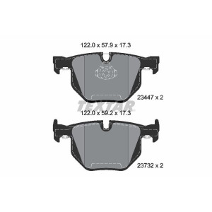 Brake Pad Set, disc brake TEXTAR 2344704