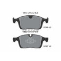 Brake Pad Set, disc brake TEXTAR 2238601