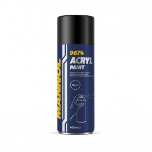 9674 MANNOL Acryl Paint Black 450ml