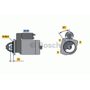 Стартер BOSCH 0 986 017 770