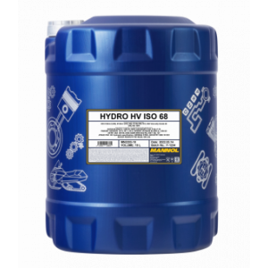 Всесезонное минеральное парафинистое гидравлическое масло MANNOL Hydro HV ISO 68 20L