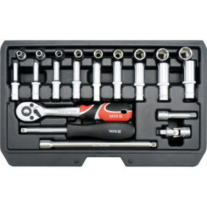 YT-14451 Socket set 1/4" 23pcs YATO