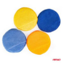 Microfiber polishing sponges 4 x 125 mm