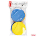 Microfiber polishing sponges 4 x 125 mm