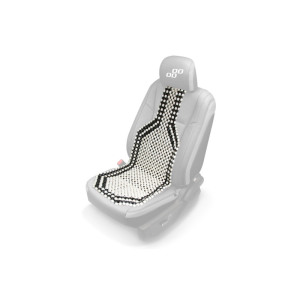 Istmekate puukuulidega valge musta servaga Amio