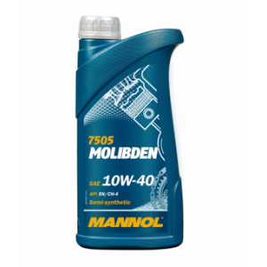 Полусинтетическое масло MANNOL Molibden Benzin 1L 10W40