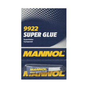 MANNOL 9922 Super Glue 3 мл | Мгновенный суперклей