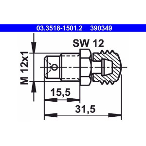 Breather Screw/Valve ATE 03.3518-1501.2