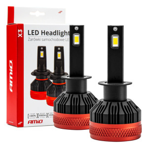 LED esitule pirnid H1 90W X3 Series Canbus AMiO