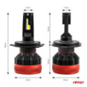 LED esitule pirnid H4 90W X3 Series Canbus AMiO