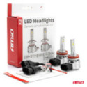 LED esitule pirnid H8/H9/H11 72W X2 Series Canbus MINI AMiO