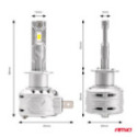 LED esitule pirnid H1 72W X2 Series Canbus MINI AMiO