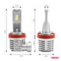 LED esitule pirnid H8/H9/H11 44W X1 Series MINI AMiO