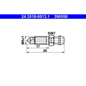 Ilmaruuvi ATE 24.3518-0013.1