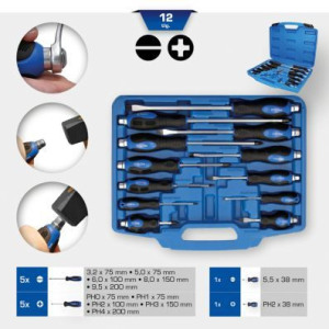 Iskumeisseli-sarja KS TOOLS BT034012