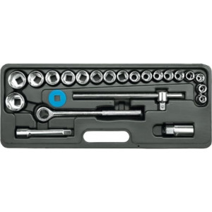Padrunv&otilde;tmete komplekt TOYA 1/2&Prime; 8&ndash;30 mm koos tarvikutega, 24 osa (58240)