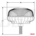 Vilkur 18LED poldiga FLAT R65 R10 12/24V Amio