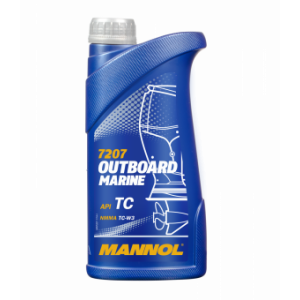 Двухтактное масло MANNOL Outboard Marine 1L