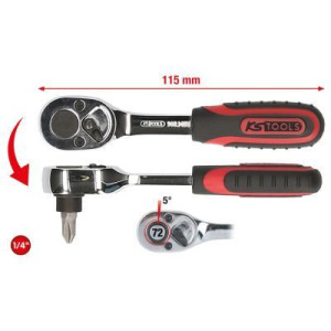 Reversible Ratchet KS TOOLS 918.1495