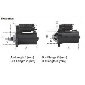 Стартер LUCAS ELECTRICAL LRS01743