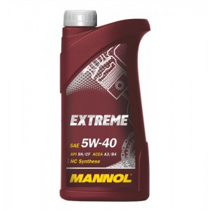 Синтетическое масло MANNOL Extreme 5W40 1L