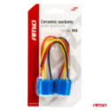 Ceramic sockets 2 pcs H4 AMIO